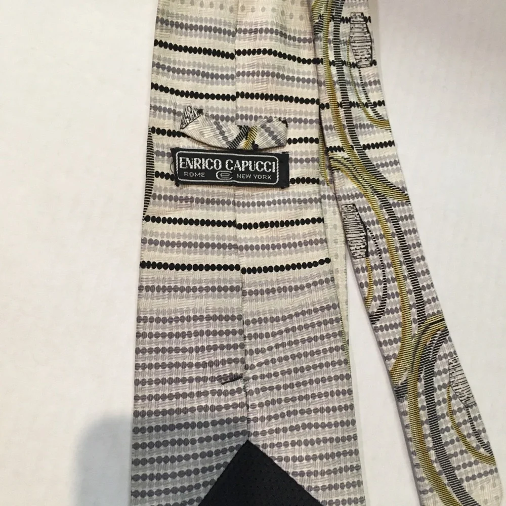 Enrico Capucci Silk Tie - Picture 2 of 2